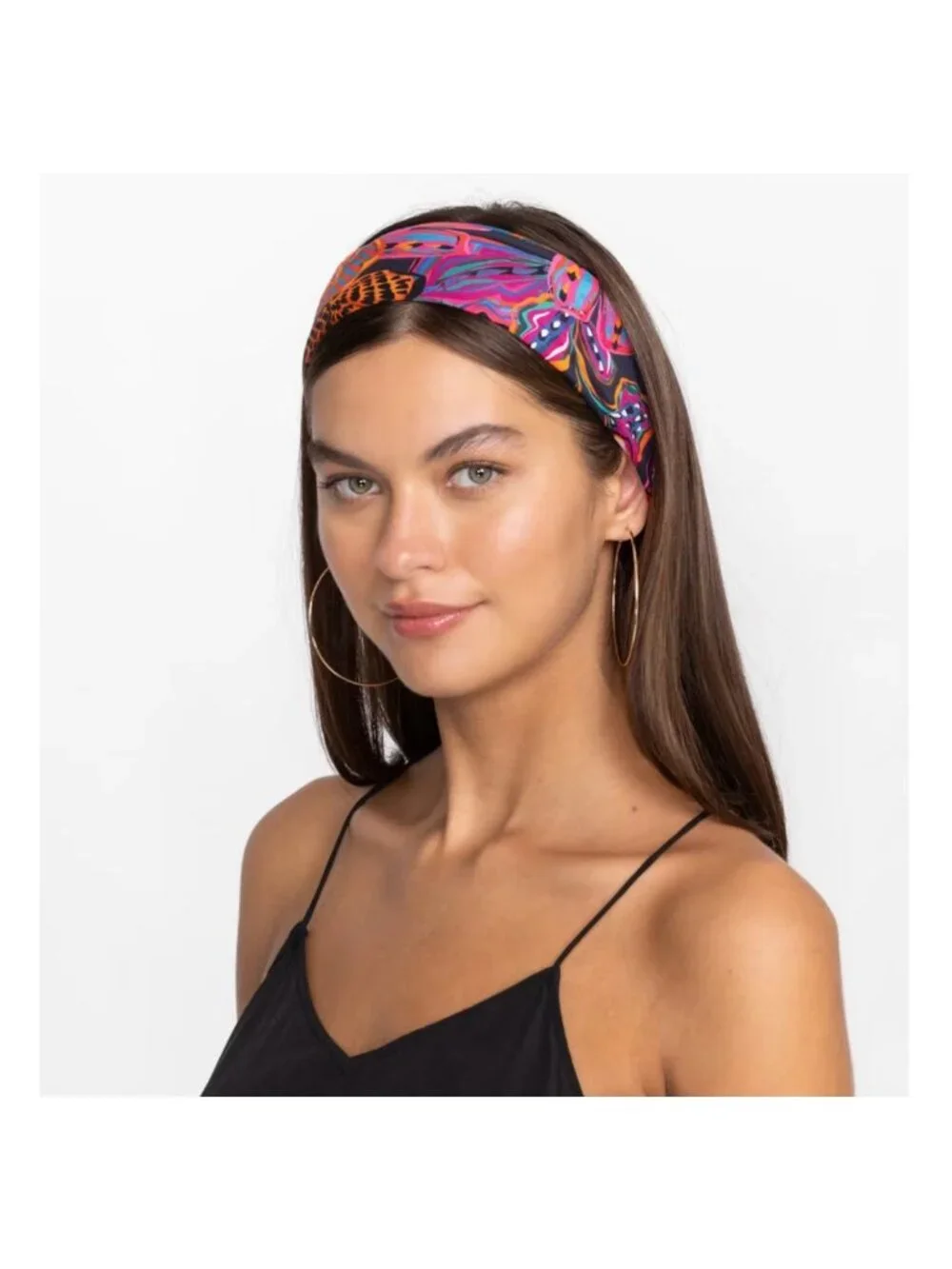 New Johnny Was Eyes on You Head Scarf New in Manufacturer's Packaging